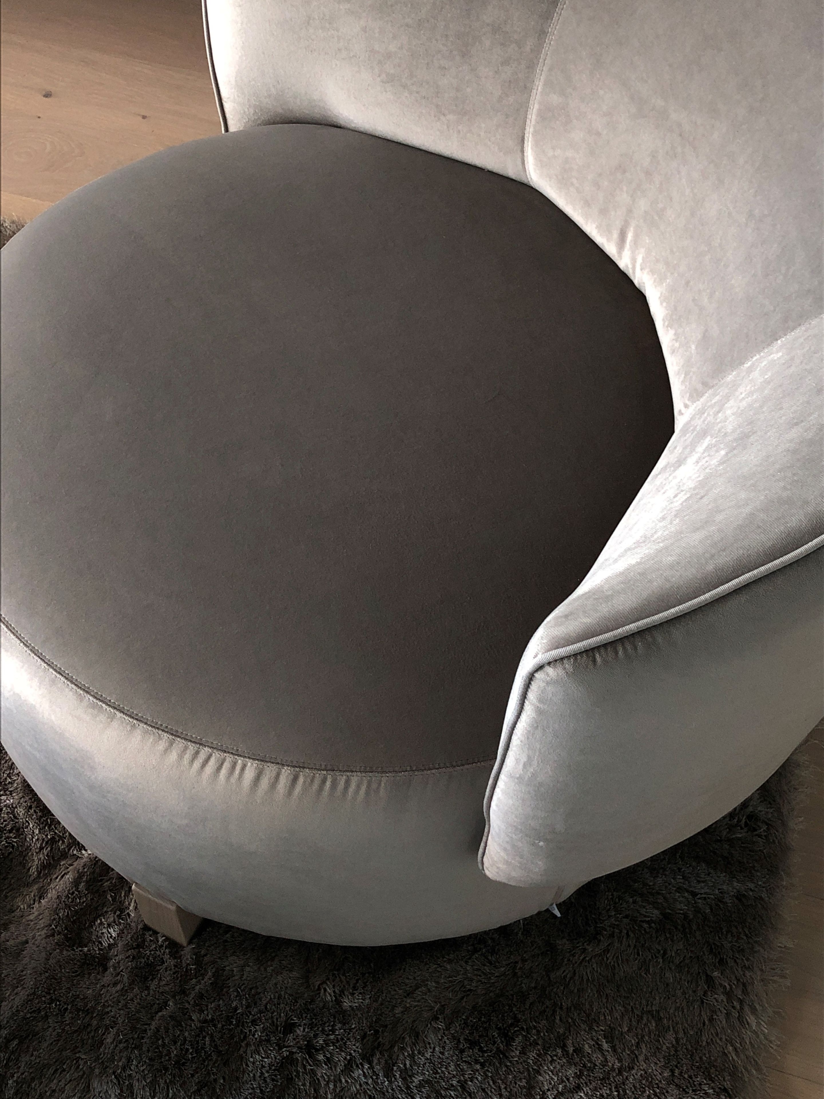 Бархатное вращающееся кресло с подлокотниками Piet Boon Джейн ARCH-00093700 - Вид №9
