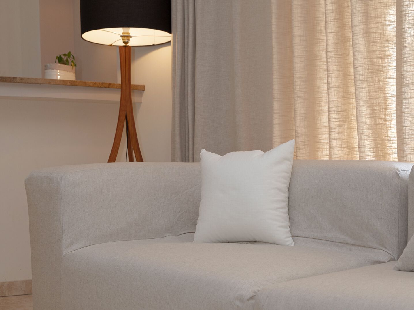 Хлопок квадратный сплошной цвет подушка для дивана MX HOME CI_W ARCH-00035793 - Вид №1