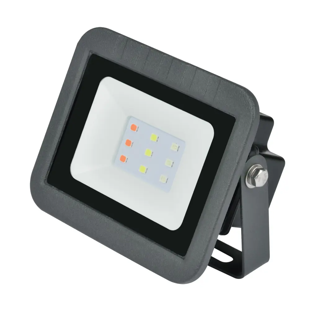 Прожектор светодиодный уличный RGB Volpe Q511 SMD 10 Вт IP65, постоянная плавная смена цветов, пульт д/у 82682537 STLM-2166714 