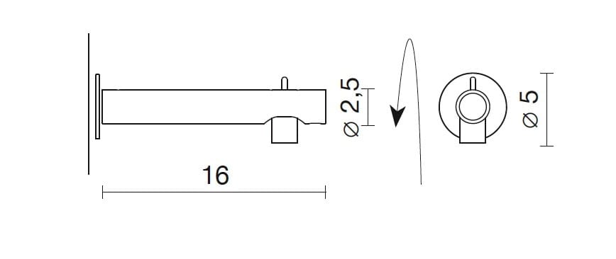 Металлический светодиодный настенный светильник Martinelli Luce колибри ARCH-00106451 - Вид №3