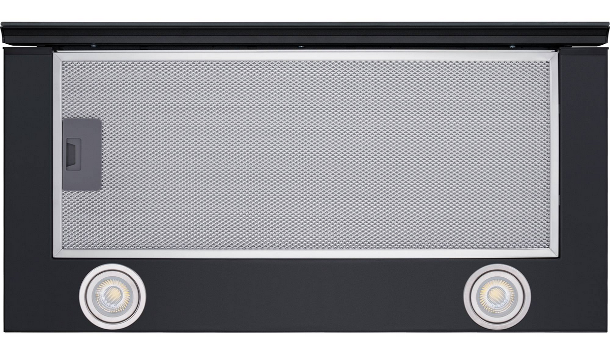 9202542 Вытяжка телескопическая Meferi SLIDEBOX60BK GLASS ULTRA черный/черный STDN-0041504 - Вид №7