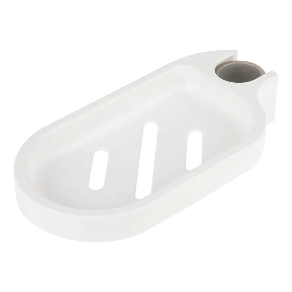 Мыльница для душевой штанги Osgard Endi 18-22 мм цвет белый матовый STLM-2090968