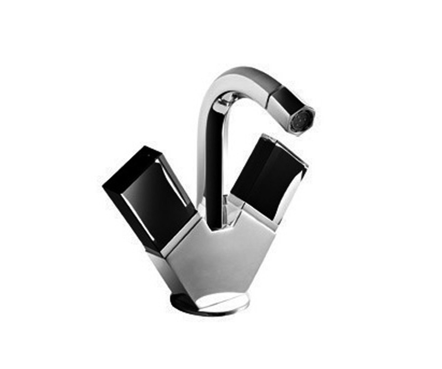 N462SF  Смеситель на 1 отверстие для бидевылет 12 см без ручек ограничитель потока воды до 5 л/мин при 3 бар картридж керамический 90° видимый аэратор подводка донный клапан нажимного типа ручки заказываются отдельно, см. раздел ''Ручки'' Fantini Rubinett Fantini Rubinetti VENEZIA