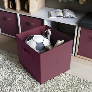 Короб Spaceo Berry 31x31x31 см 29.7 л полиэстер цвет черничный 81990641 STLM-2209874