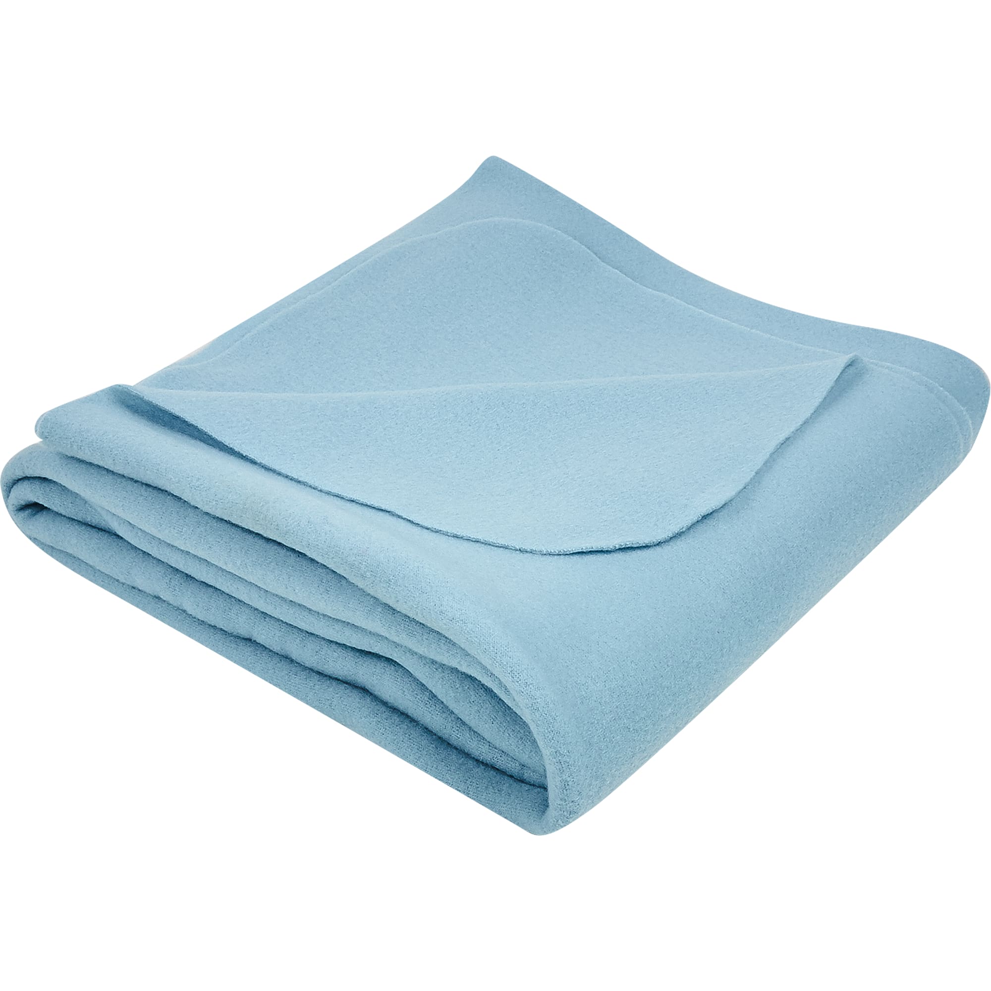 82490002 Плед 110x150 см флис цвет голубой Santreyd  - Вид №1