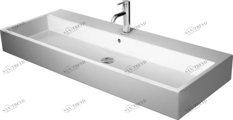 2350120027 Подвесная раковина настенная овальная Duravit Vero Air