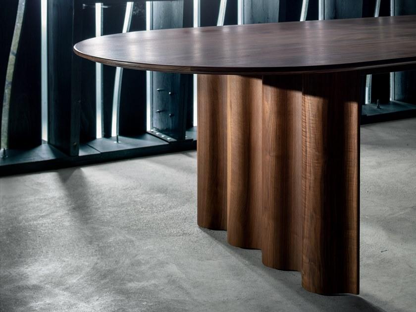 ZEITRAUM Овальный стол из массива дерева sun-id-1376498 - Вид №2