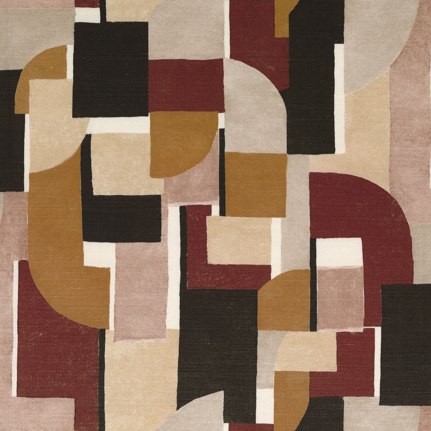 Многоцветная моющаяся ткань из хлопка и льна Casamance Paris Texas ARCH-00000407 - Вид №6