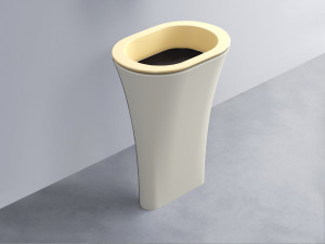 AMLA65-CN+AMPILO-LV+AMCOLO-TL Раковина Amedeo Ovale отдельностоящая cielo Enjoy + Amedeo