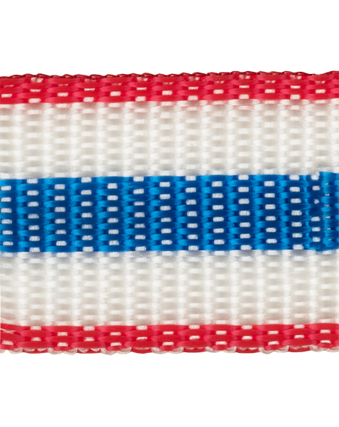 3823 (3824) Стропа 30 мм ФАСОВКА 2.5 м красный/белый/синий Santreyd 
