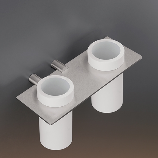 Полка с двойным держателем Delrin® зубных щеток  MEN09 CEADESIGN  - Вид №1