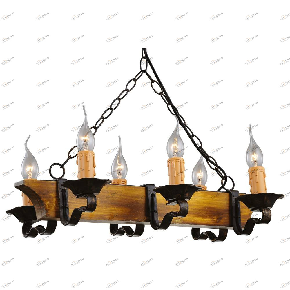 Подвесная люстра Arte Lamp Taverna A9525LM-6BR ARTE LAMP TAVERNA 056205 Коричневый 