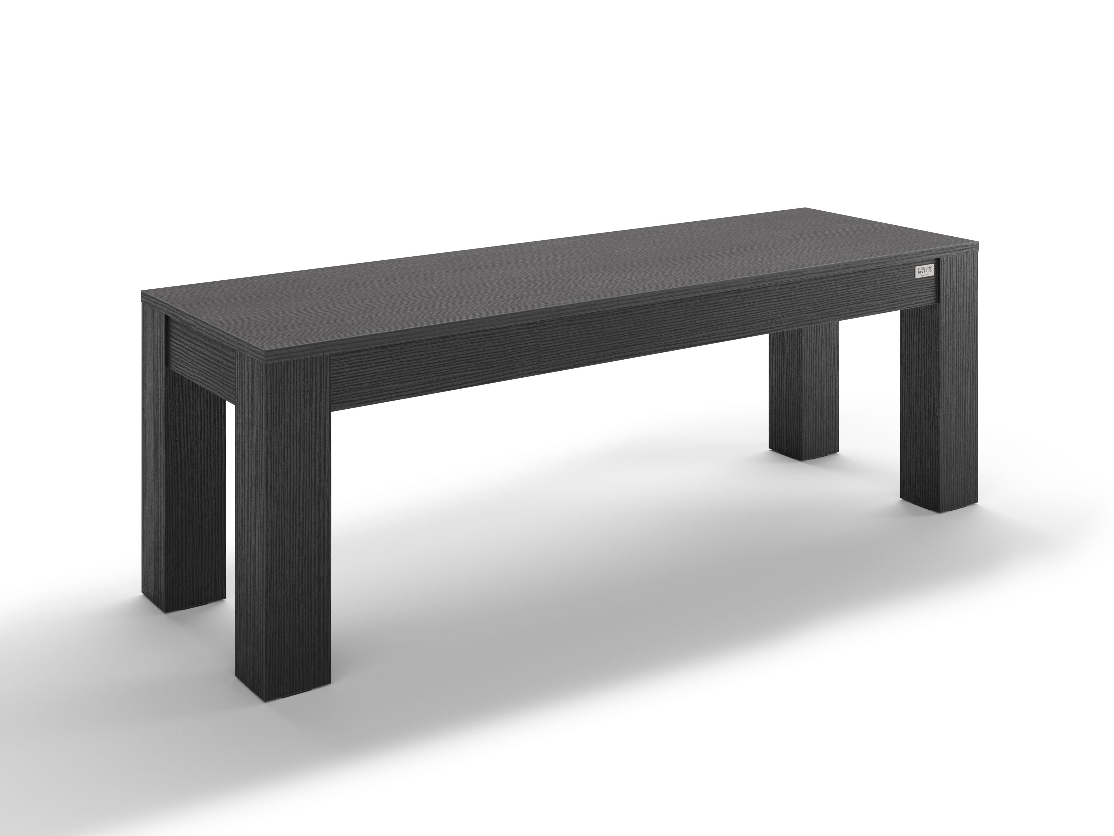 Набор столов из черного ясеня с 2 скамейками Mobili Fiver Rachele ARCH-00009315