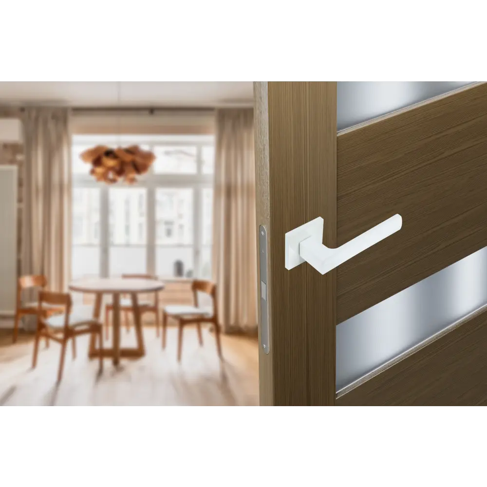 Дверные ручки EDSON EDS-182H-Q2 белые для межкомнатных дверей 85170509 STLM-0897455 - Вид №9