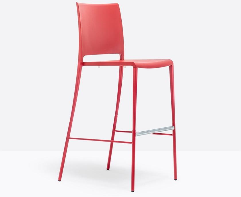 Pedrali Табурет высокий полипропиленовый с подставкой для ног Mya 716 - Вид №4