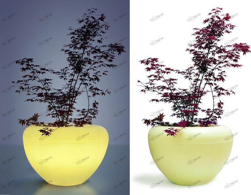 Nola Industrier Светящаяся кашпо для общественных мест из переработанного пластика  Ö14-60/ö14-61 