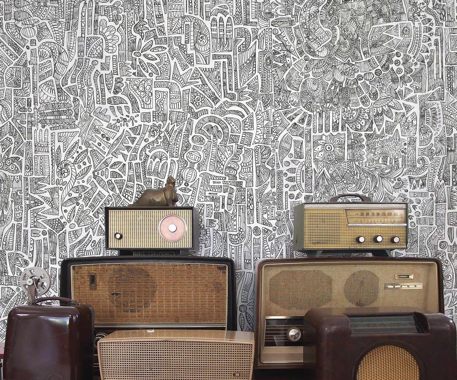 Огнестойкие обои с рисунком Tecnografica коллекции произведений искусства ARCH-00124356 - Вид №1