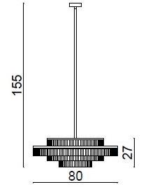 HUGUES CHEVALIER Подвесной светильник из металла Saint-germain sun-id-1497223 - Вид №1