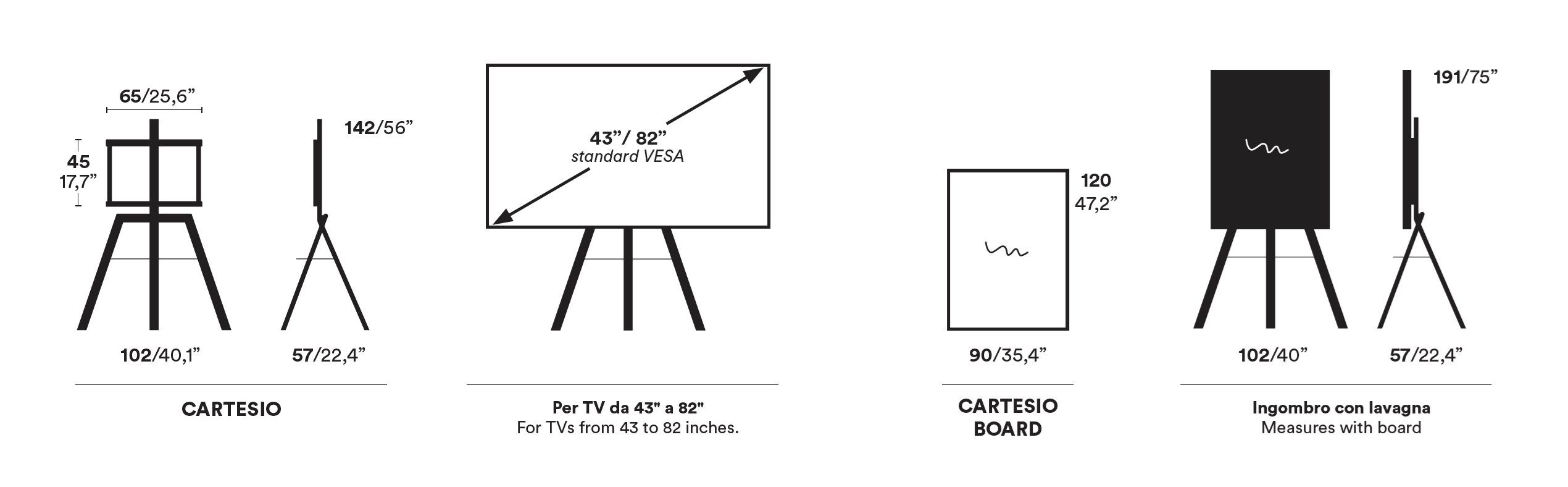 Магнитная офисная доска Opinion Ciatti Декарт ARCH-00109484 - Вид №5
