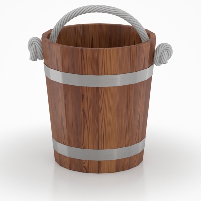 164 Ведро для бани (лиственница морёная) Alyarus  - Вид №1