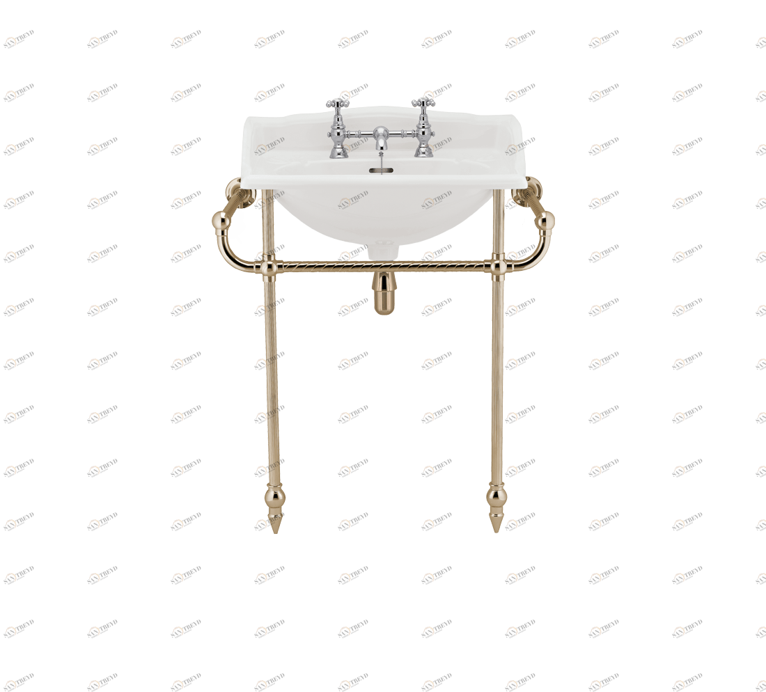 Gentry Home Таз большой белый Victorian Incalux GH100994