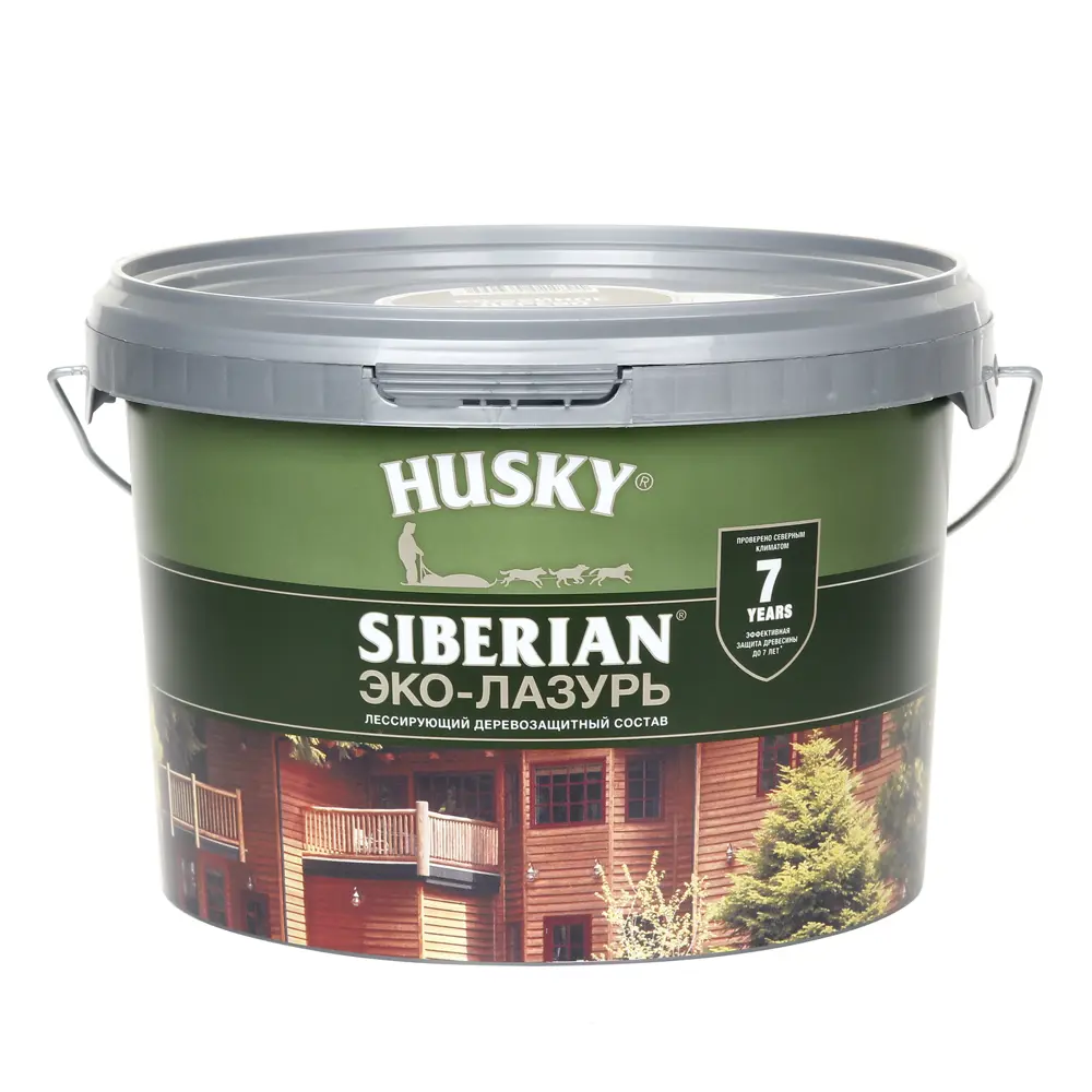 Husky Siberian Эко-лазурь для дерева - защита и натуральная текстура 84392168 STLM-0049150 - Вид №1
