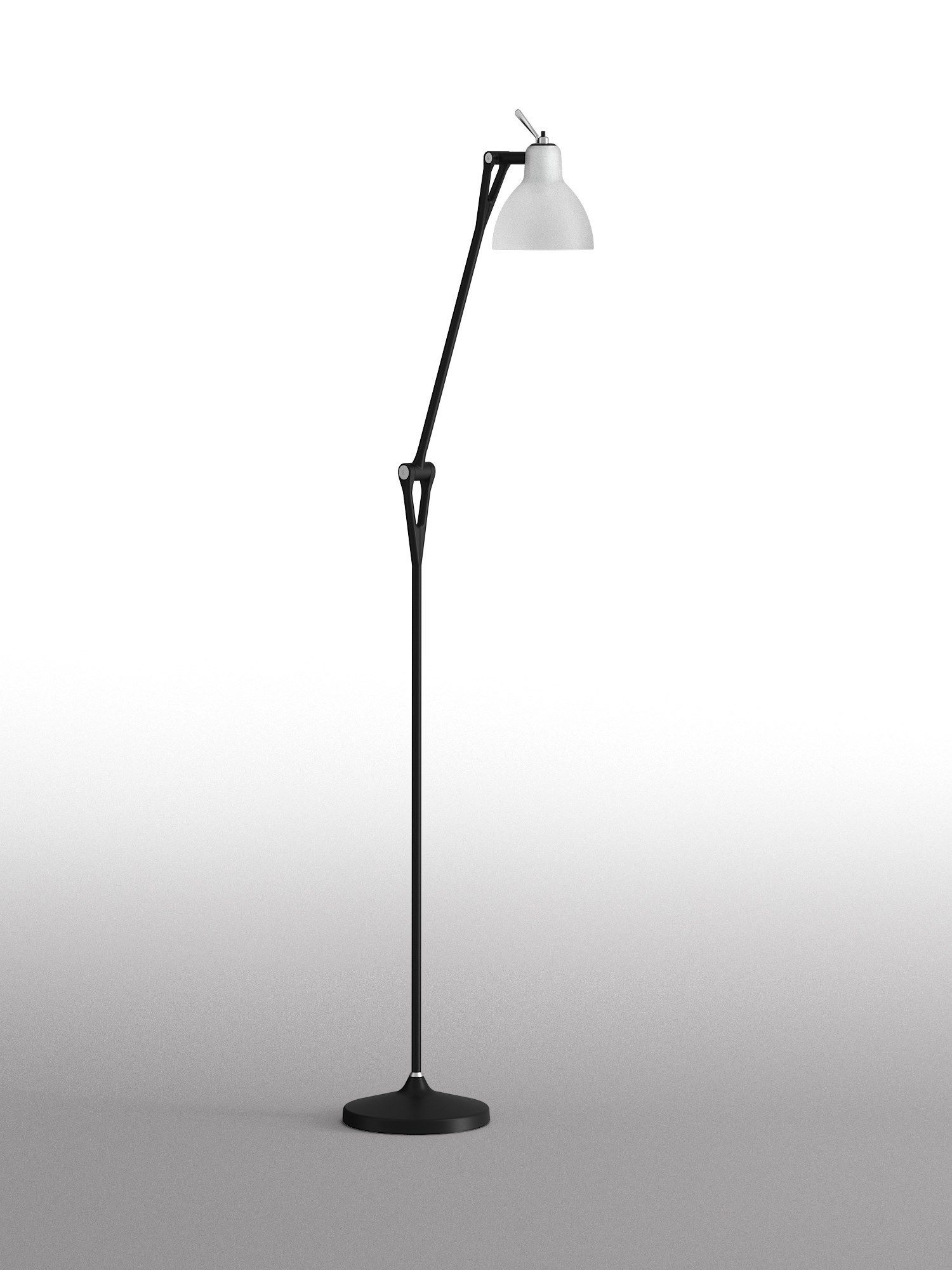 Торшер из стали и стекла с гибкой рукояткой Rotaliana Luxy ARCH-00083387 - Вид №14