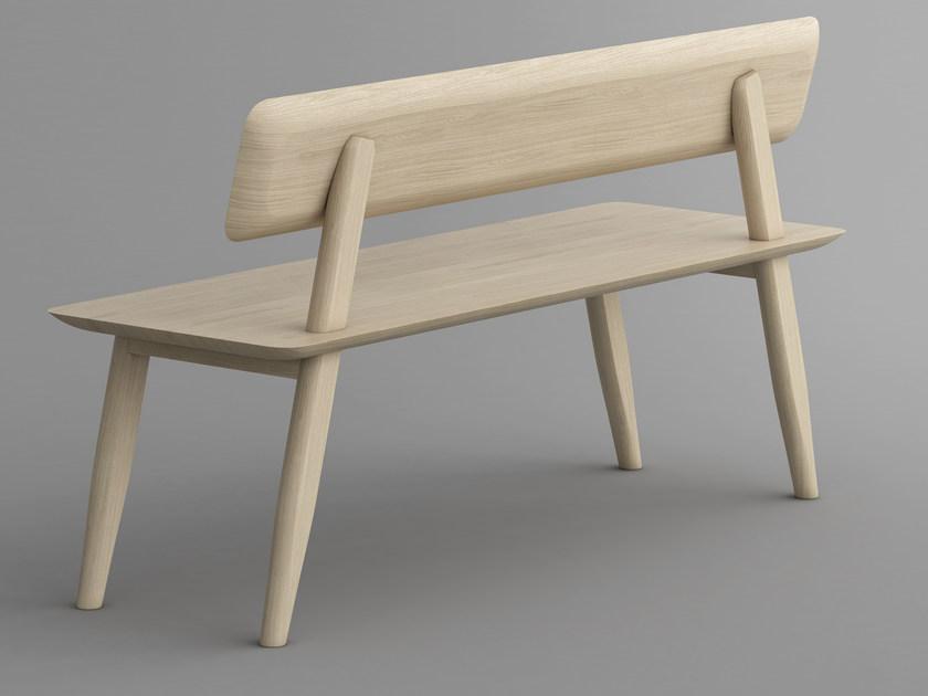 Vitamin Design Скамья из массива дерева со спинкой Aetas sun-id-1452230 - Вид №1