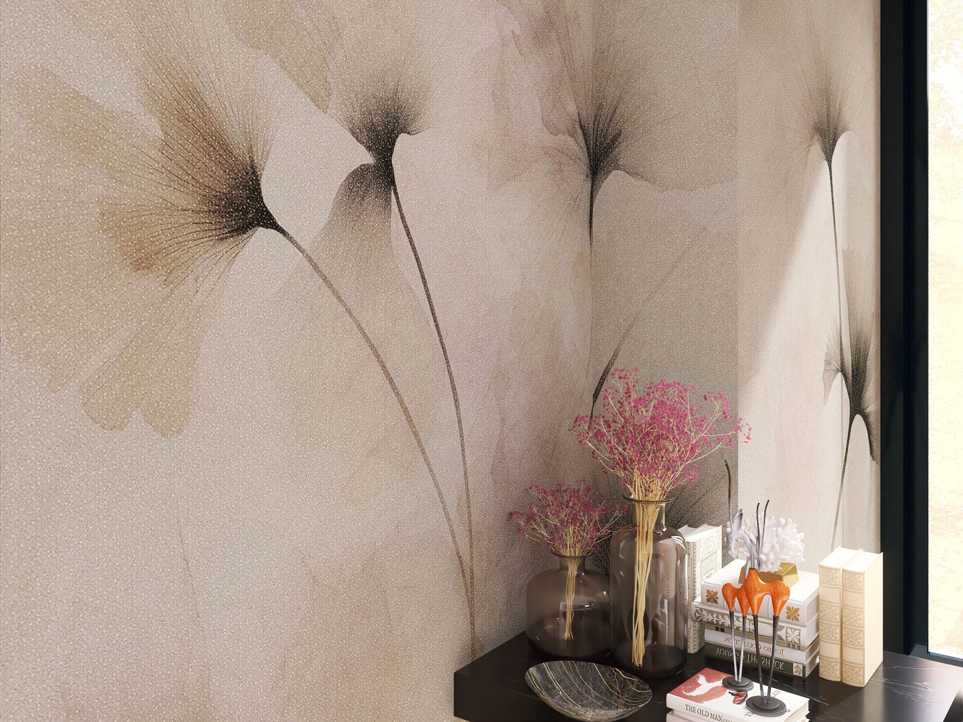 Обои с цветочными мотивами Rimura 2025-Mida's Gold ARCH-00052136