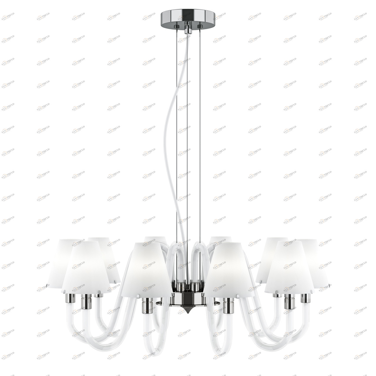 Подвесная люстра Lightstar Bianco 760106 LIGHTSTAR ДИЗАЙНЕРСКИЕ, BIANCO 056072 Белый 