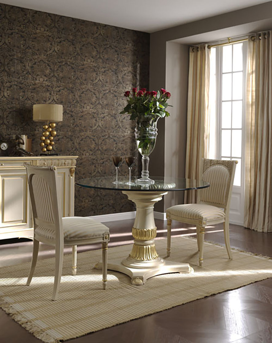 007494 Стол с основанием Angelus 6277 и столешницей 7004/7104 110 см Llass DA VINCI Santreyd