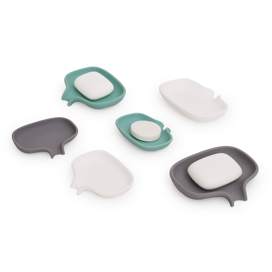 Мыльница с носиком для слива серая (малая) Bosign 263831 - Вид №5