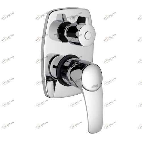 11187 Встроенный монокомандный смеситель для душа, три выхода EFFEPI RUBINETTERIE Kyros 