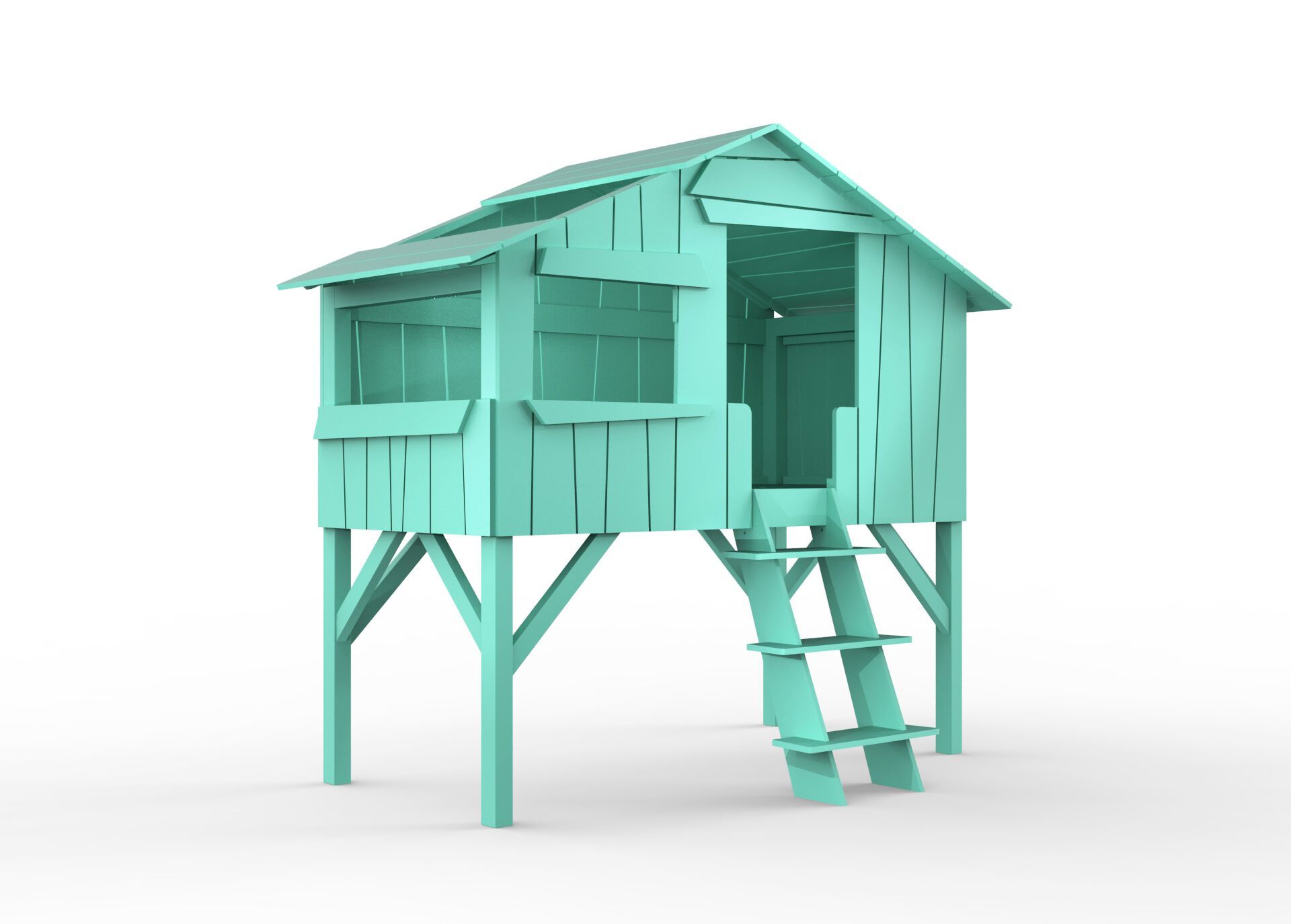 Односпальная кровать из МДФ Mathy by Bols КРОВАТИ И ГОРКИ ДЛЯ ДОМИКОВ НА ДЕРЕВЕ ARCH-00136891 - Вид №46