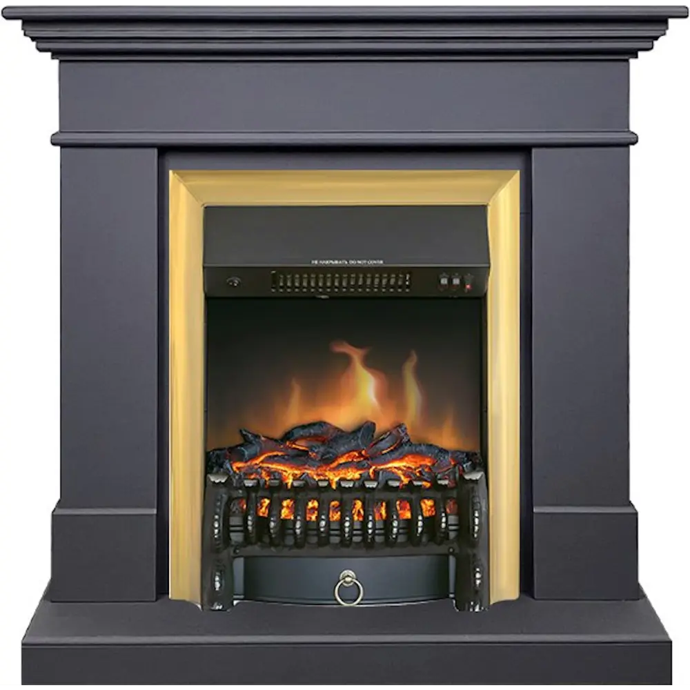 Каминокомплект Royal Flame California STD SFT разборный Fobos FX Brass 1.5 кВт цвет серый графит STLM-2126948