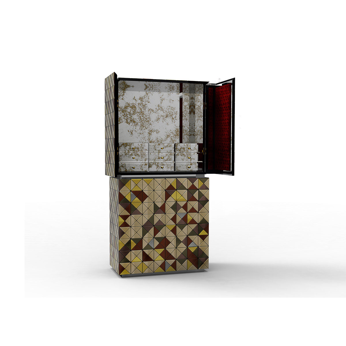 Шкафы Pixel Anodized Cabinet Covethouse BOCA DO LOBO  - Вид №4