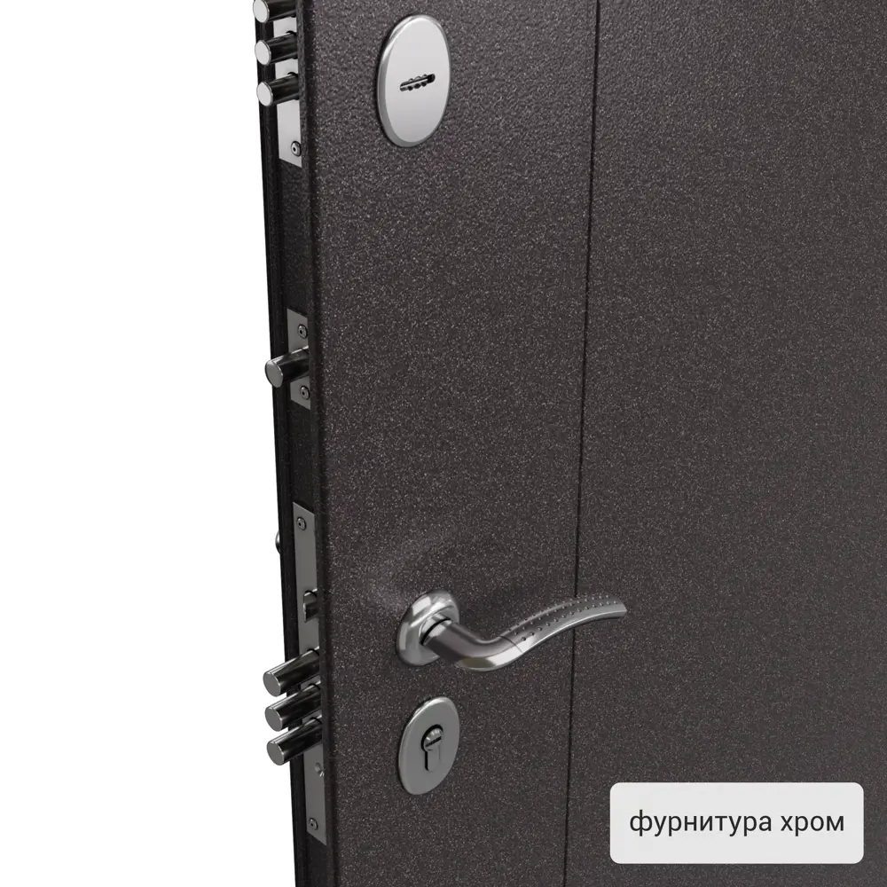 Дверь входная металлическая Денвер 860x2050 мм правая. цвет коричневый 89154287 STLM-2193088 TOREX  - Вид №2