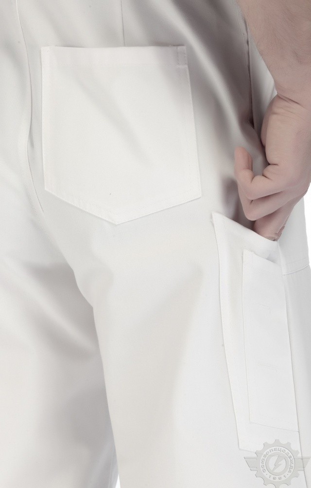 65512 Костюм "Эксперт-2" белый  Летняя спецодежда  размер 48-50/170-176  - Вид №15