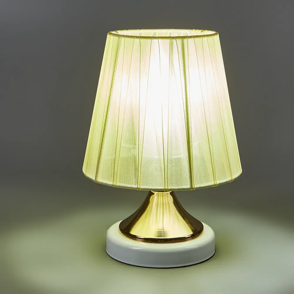 Настольная лампа КЛЮЧНИК Пассат в классическом стиле с кремовым плафоном 82810204 STLM-0036435 - Вид №1