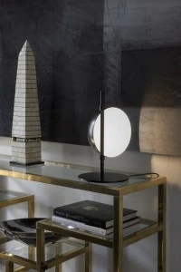 Oluce Низковольтная светодиодная настольная лампа с отраженным светом из металла Superluna