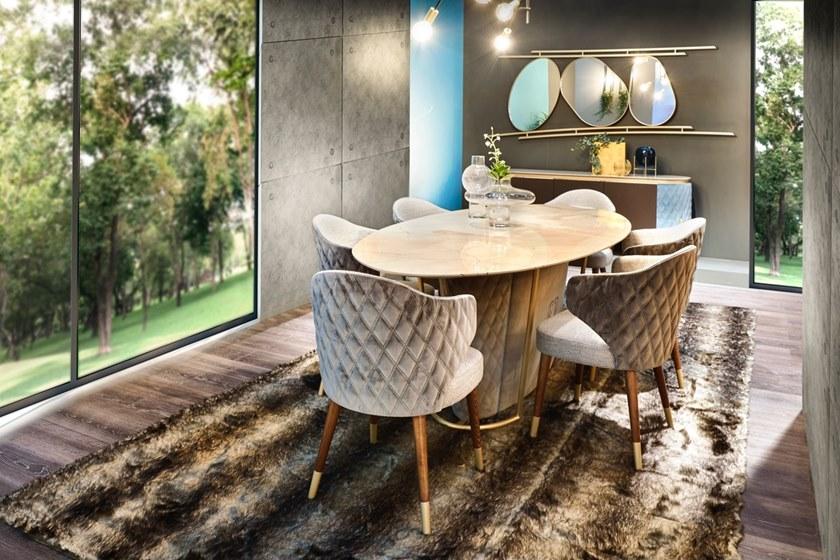 Former In Italia Стул из ткани с подлокотниками Gilda sun-id-1447990 - Вид №2