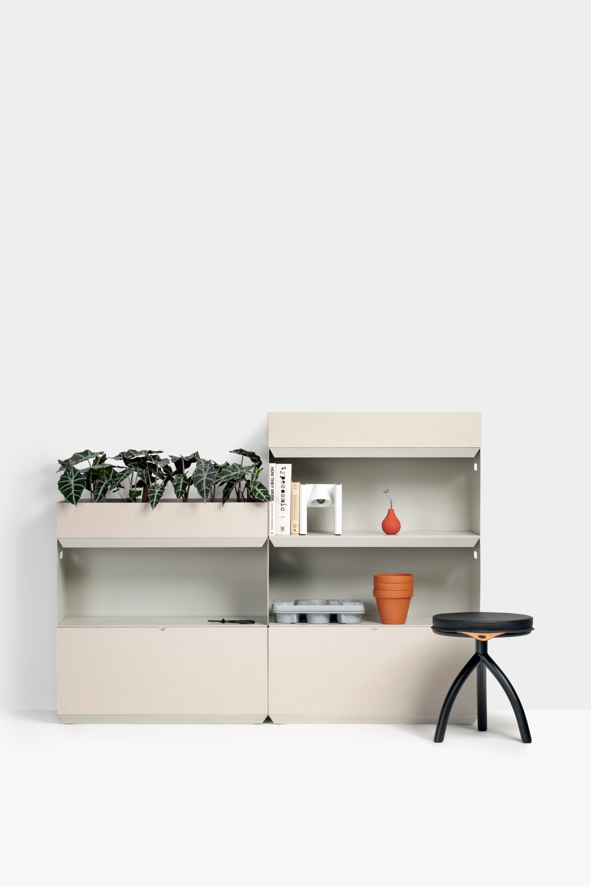 Секционный книжный шкаф из стали с порошковым покрытием FUNCTIONALS OSSA ARCH-00115775 - Вид №62