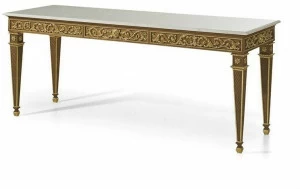 OAK Консоль из дуба с мраморной столешницей Galleria