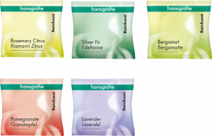 21146000 RainScent Wellness kit mix (упаковка из 5 таблеток для душа) Hansgrohe