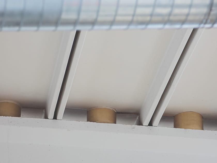 Крепление черепицы-балки с изготовлением опор Seriana Fissaggio tegolo – trave con pilastrini ARCH-00133849