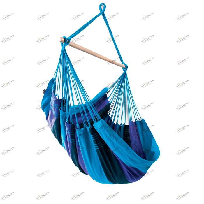 Подвесной гамак-кресло двухместный синий Ocean IMPEX  132199 Синий 