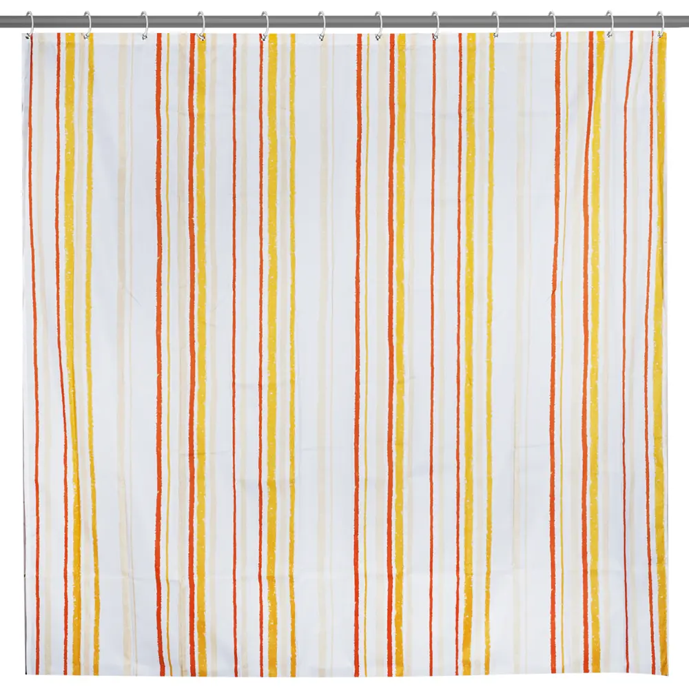 Штора для ванной комнаты «Indwen» 180x180 см цвет бежевый VERRAN STLM-2027430 - Вид №2