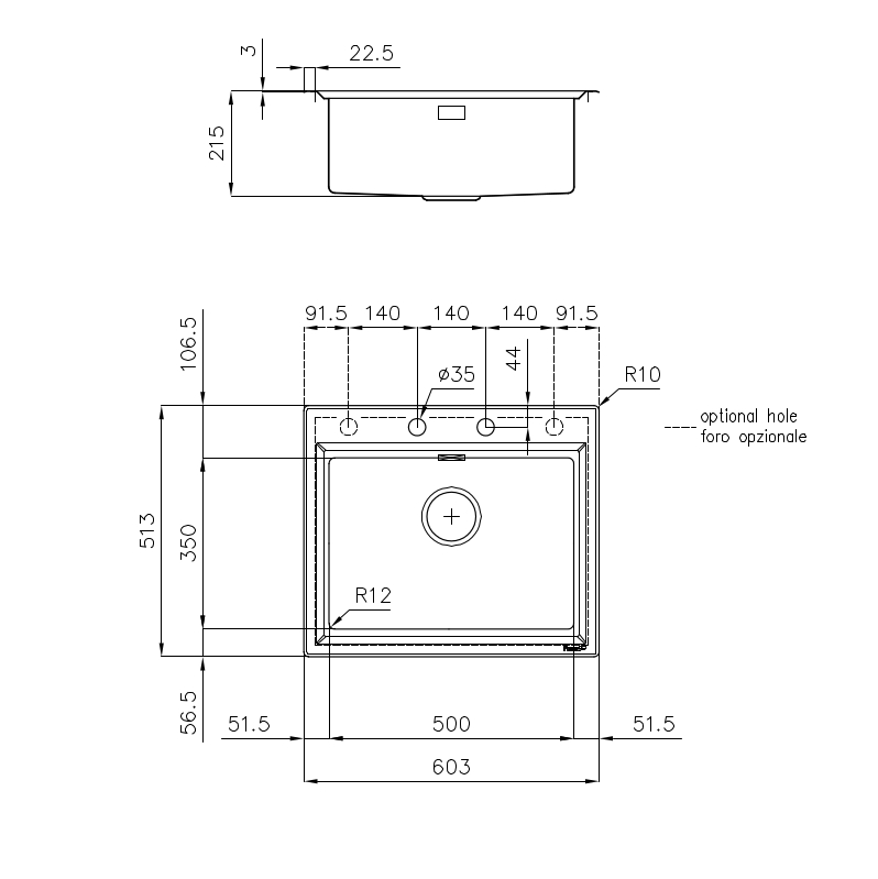 4505050 Полоса для раковины 4505050 Fosterspa  - Вид №1