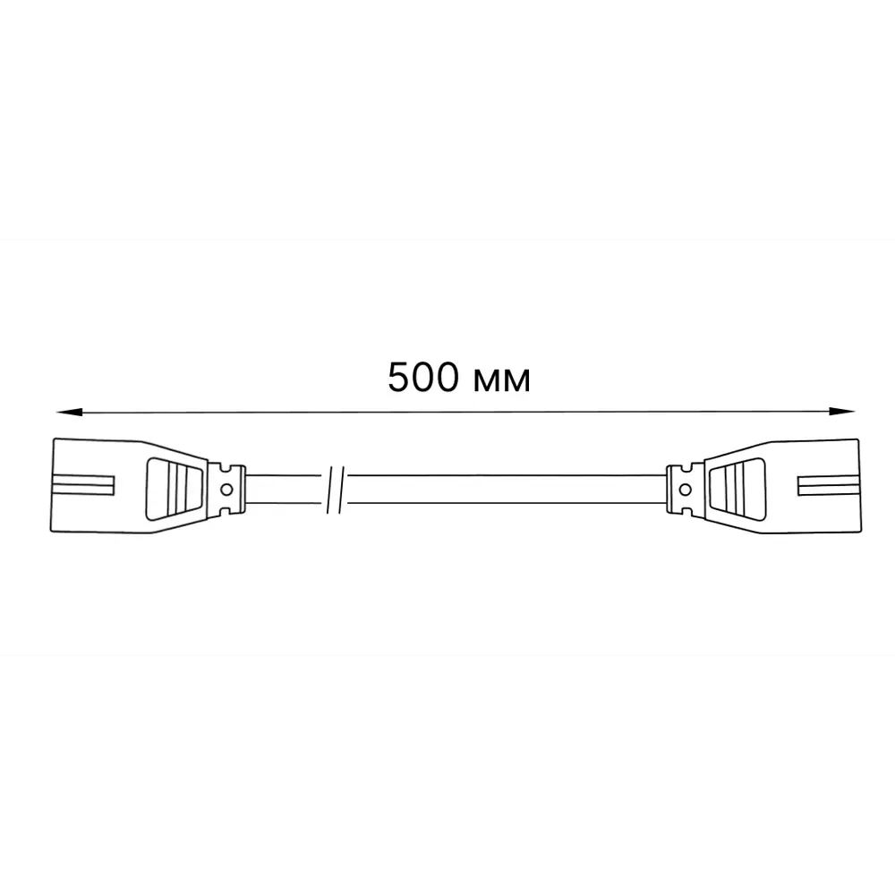 Соединительный кабель Volpe Q151 50 см цвет черный 89437052 STLM-2011413  - Вид №3