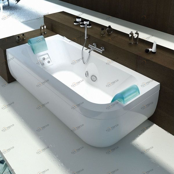 Ванна с гидромассажем "HYDRO BASE" Aquasoul Doubble угловая 9443-190A Sx Jacuzzi 9443190ASX